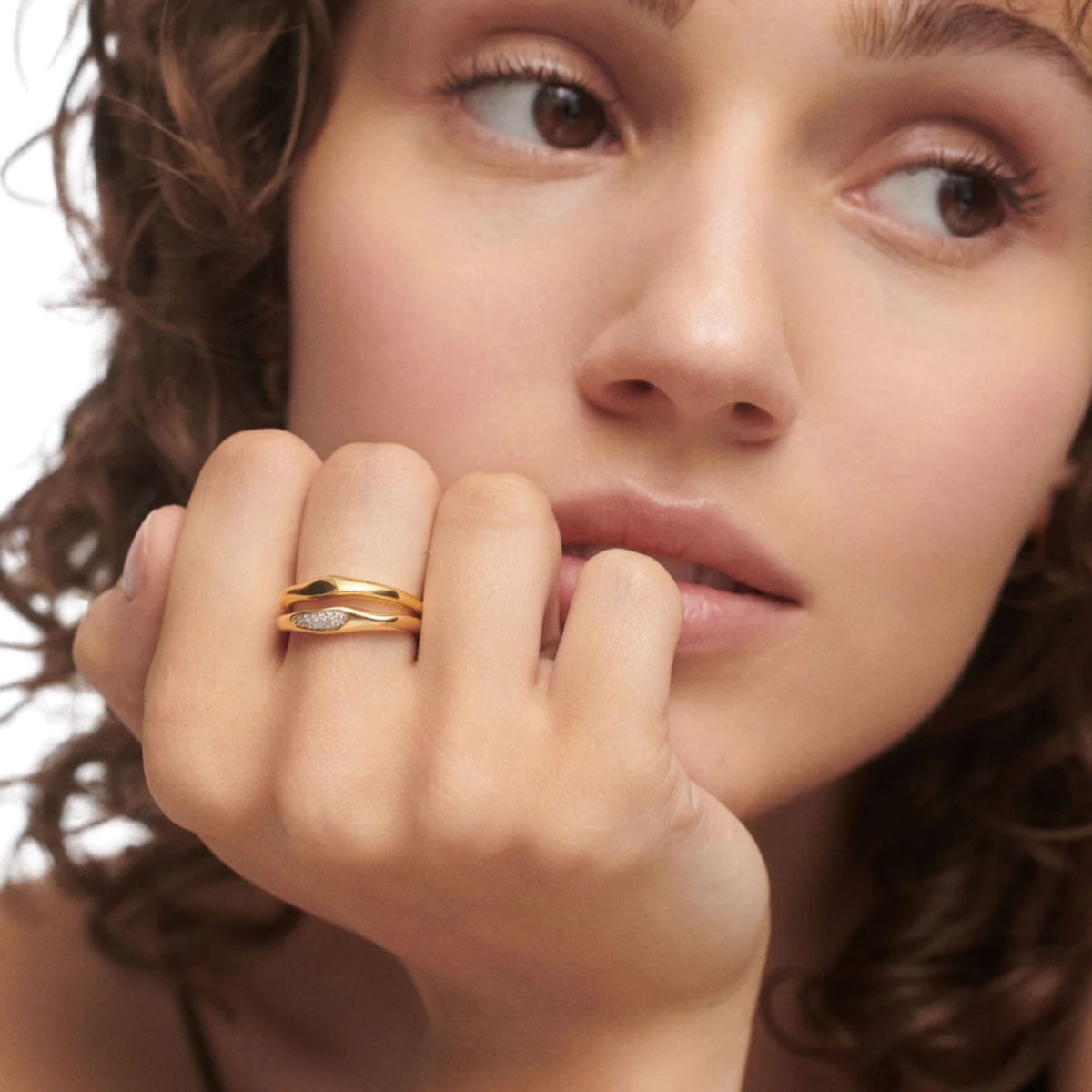 Anello Donna PDPaola Argento 925 Dorato  AN01-C21-16